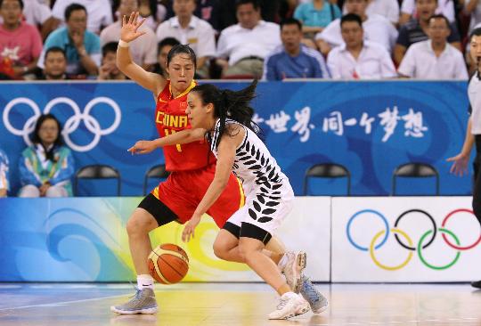 【大图】中国女篮VS新西兰队_中国女篮80-63