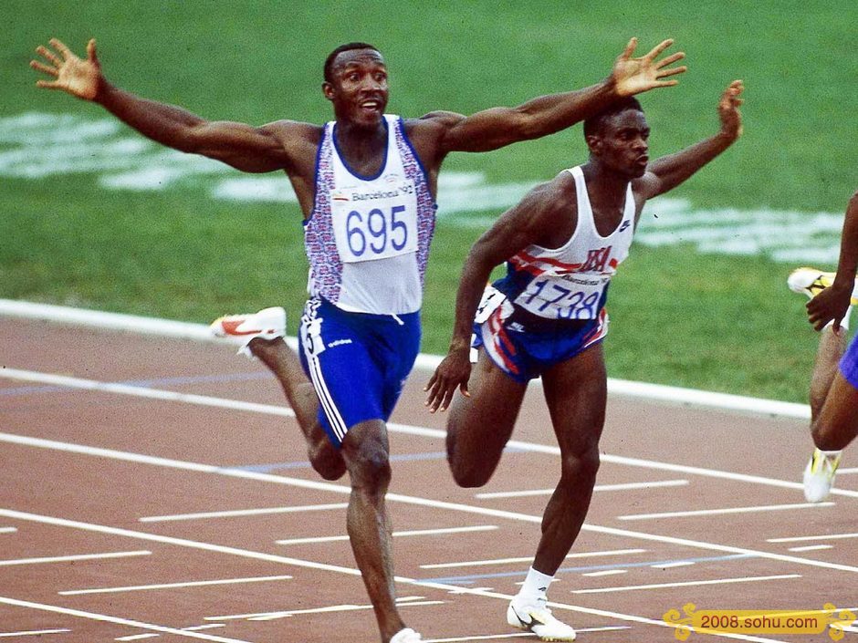 【大图】92年巴塞罗那奥运会百米冠军克里斯